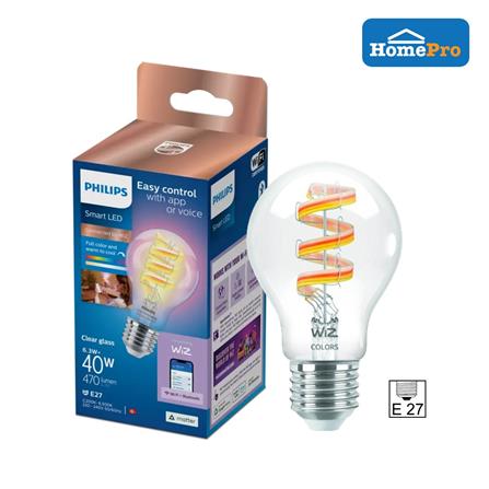 PHILIPS WFB LED FILAMENT CLEAR A60 E27 822-65 RGB CL 6.3W