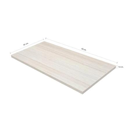 WOODEN SHELF 60X30X1.6CM STACKO WALNUT