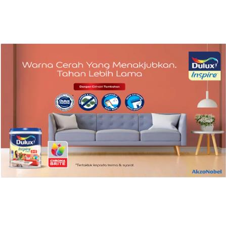 DULUX INSPIRE INTERIOR MATT FINISH 5L BASE C