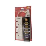 MORRIES EXTENSION SOCKET 3GANG 3.0M WITH NEON WHITE MS3233-3