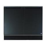 KING ROCKA PLATINUM DOUBLE COUNTER CABINET 90WX58DX83H GREY