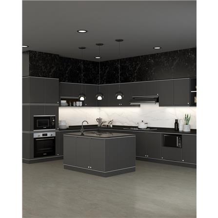 KING ROCKA PLATINUM DOUBLE COUNTER CABINET 90WX58DX83H GREY