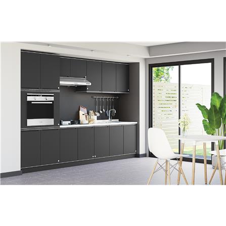 KING ROCKA PLATINUM DOUBLE COUNTER CABINET 90WX58DX83H GREY