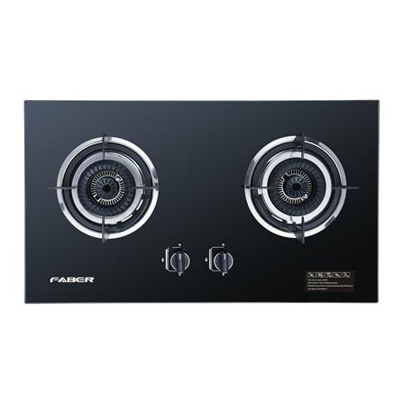 FABER GAS HOB LAVIN 2B 76BK 2 BURNERS 3.6KW 75CM