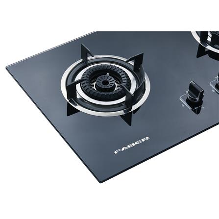 FABER GAS HOB LAVIN 2B 76BK 2 BURNERS 3.6KW 75CM