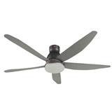 KDK CEILING FAN K15UW-QEY ELEGANT GREY 5B 60"