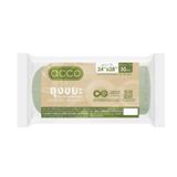GARBAGE ROLL  ACCO 24X28" 30PCS CIRCULAR PRODUCT GREEN WITH STAR SEALED BOTTOM