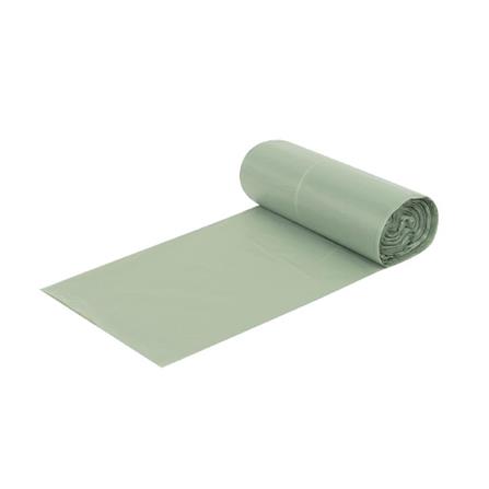 GARBAGE ROLL  ACCO 24X28" 30PCS CIRCULAR PRODUCT GREEN WITH STAR SEALED BOTTOM