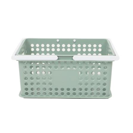 STORAGE BOX WITH HANDLE STACKO SIZE S CIRCULAR PRODUCT GREEN 29.5x18.5x13CM