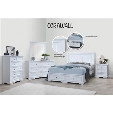 SNOOZELAND CORNWALL MIRROR WHITE