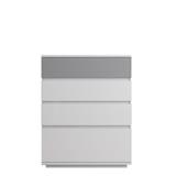 CHEST OF 4 DRAWERS FURDINI MEDIS HIGLOSS GREY [EXCLUSIVE FROM HOMEPRO THAILAND]