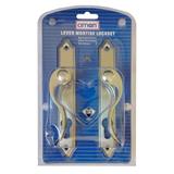 AMAN ENTRANCE LEVER MORTISE LOCK 8241 CHROME SATIN