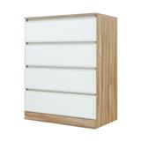 CHEST OF 4 DRAWERS BURO ANTARES LC80 DW AROMA OAK/WHITE [EXCLUSIVE FROM HOMEPRO THAILAND]