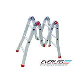 EVERLAST 10" MULTIPURPOSE FOLDING ALUMINIUM LADDER (150kg)