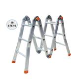 EVERLAST 16" MULTIPURPOSE FOLDING ALUMINIUM LADDER (150)kg