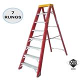 EVERLAST 7" SINGLE SIDED FIBERGLASS LADDER (150kg) (SIRIM)