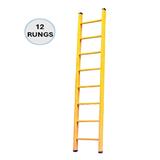 EVERLAST 12" FULL FIBREGLASS SINGLE LADDER (150kg) (SIRIM)