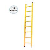EVERLAST 10" FULL FIBREGLASS SINGLE LADDER (150kg) (SIRIM)