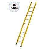 EVERLAST 16" FIBREGLASS SINGLE POLE LADDER (150kg) (SIRIM)