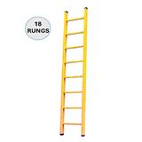 EVERLAST 18" FULL FIBREGLASS SINGLE LADDER (150kg) (SIRIM)