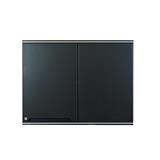 KING CORNER HANG CABINET CURVE GREY 90CM