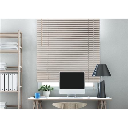 HLS VENETIAN BLIND PVC WOOD 70X160CM CREAM