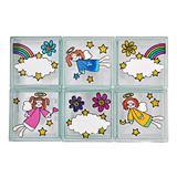 CHANG KAEW GLASS BLOCK 19X19X8CM ANGEL SET 6PCS