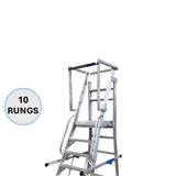 EVERLAST WAREHOUSE STEP LADDER 10" RUNGS (150KG) (SIRIM)