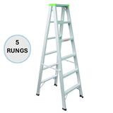 EVERLAST LIGHT DUTY DOUBLE SIDED LADDER 5" RUNGS (80KG)