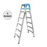 EVERLAST A-I FRAME DUAL PURPOSE LADDER 5" RUNGS (120KG)