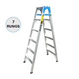 EVERLAST A-I FRAME DUAL PURPOSE LADDER 7" RUNGS (120KG)