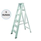 EVERLAST LIGHT DUTY SINGLE SIDED LADDER 5" RUNGS (80KG)