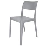 PLASTIC CHAIR SPRING SATURN CHARCOAL