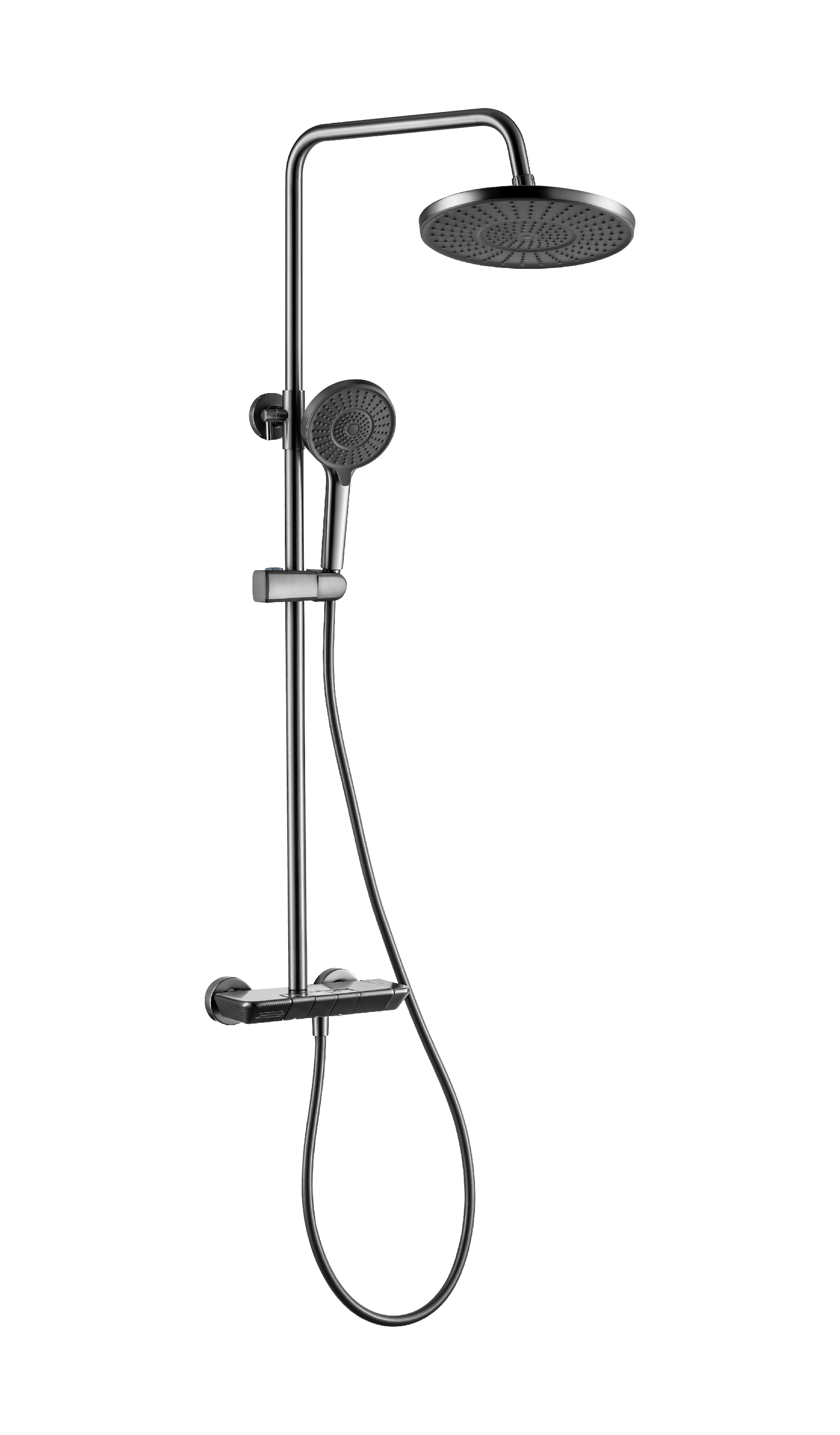 SORENTO SHOWER SET 3-WAY SRTWT9611-GM GUN METAL