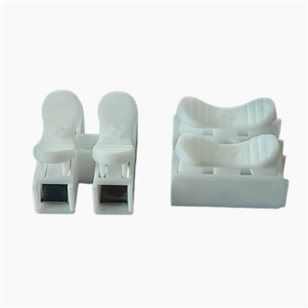 ZEATAR 10A 2 PIN PRESS TYPE CABLE CONNECTOR ZCN102-M (25S) WHITE