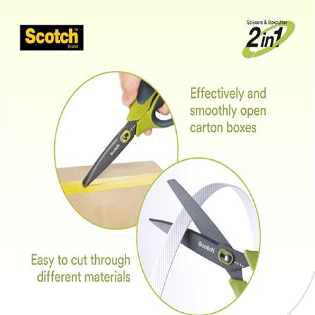 SCOTCH 7" NON-STICK UNBOXING SCISSORS (BLUE)