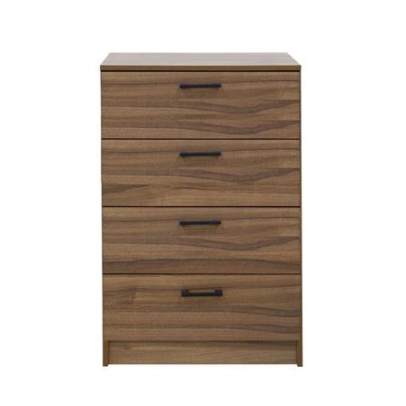 CHEST DRAWERS 4 TIERS FURDINI AMORE WALNUT