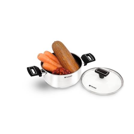 FUKURO YUGA 304 STAINLESS STEEL CASSEROLE WITH LID 20CM