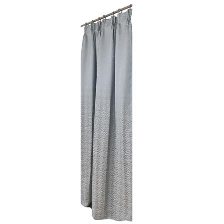 HLS CURTAIN N-HOOK BELLE 140X180CM LIGHT GRAY
