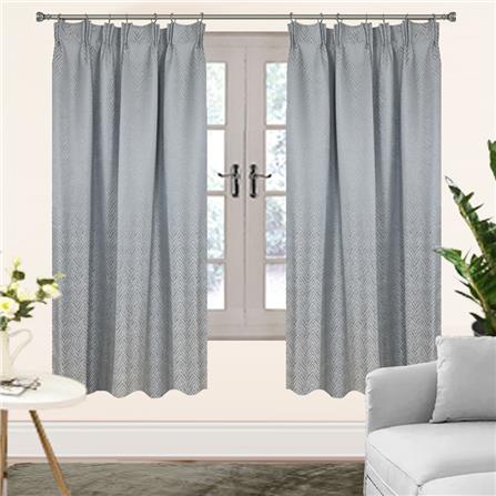 HLS CURTAIN N-HOOK BELLE 140X180CM LIGHT GRAY