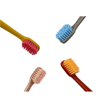 FLIPPER TWIGO TOOTHBRUSH F28802-00 MUSTARD YELLOW/ OLIVE GREEN