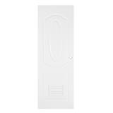 PRE-BORED UPVC BATHROOM DOOR AZLE PZ2 70X200CM WHITE [EXCLUSIVE FROM HOMEPRO THAILAND]