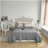 FRIVEN SOFT MICROFIBER BLANKET 200x230-DOUBLE-GREY