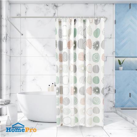 MOYA POLYESTER SHOWER CURTAIN ACS23465A 180X180CM