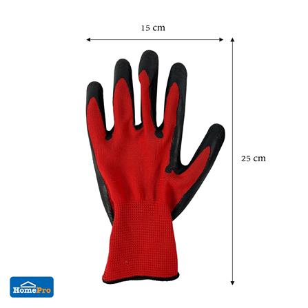LATEX COATED GARDEN GLOVES SPRING CG-RE-04