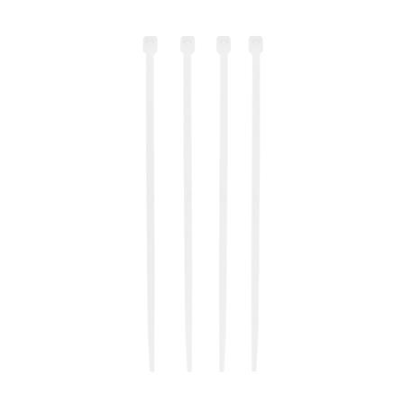 ELECKTA CABLE TIE 12"/300MM WHITE 100PCS