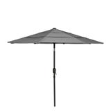 ROUND PARASOL SPRING VILLA GREY