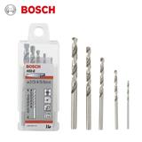 METAL DRILL BIT BOSCH MIXED 5EA/PACK (2-6MM)