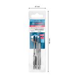 HARD CERAMIC TITLE DRILL BIT BOSCH HEX-9 3EA/SET (5/6/8)