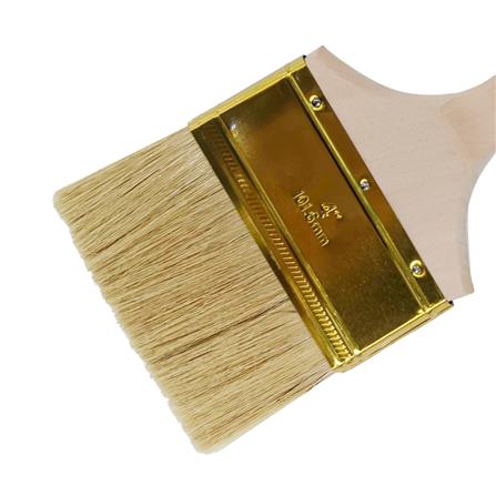 MATALL 4.0" SYNTHETIC BRUSH WOODEN HANDLE WHITE
